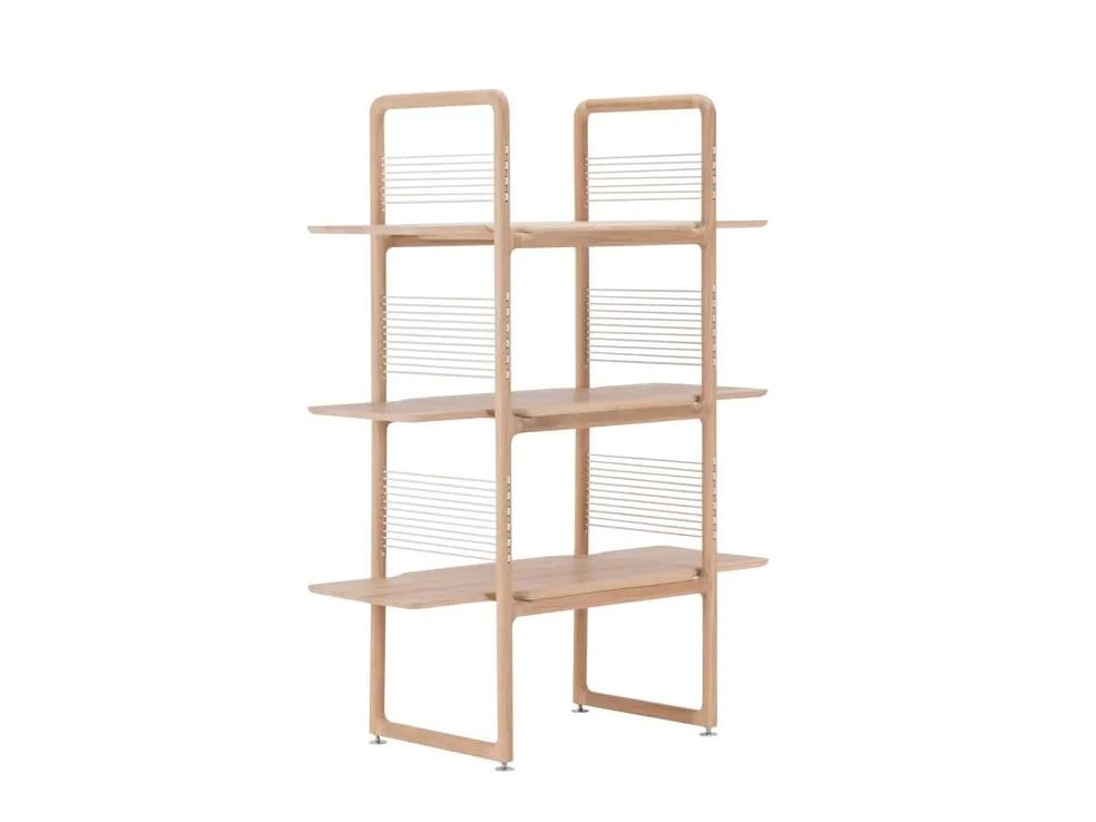 Двухсторонний книжный шкаф из дуба Gazzda MUSE ARCH-00032001