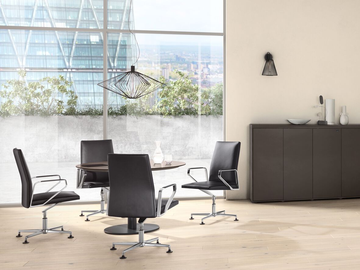 Офисное кресло с 4 спицами Spiegels .pilot ARCH-00078852 - Вид №1