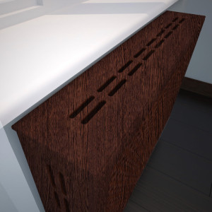 Крышка для экрана 120 см универсальная венге STELLA