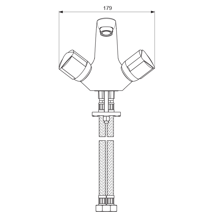 BA162AA Смеситель для умывальника VIDIMA ECO - Вид №2