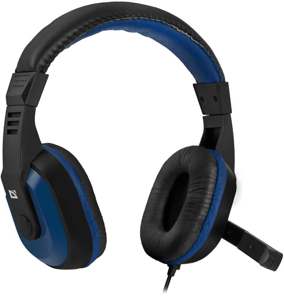 64116 игровая гарнитура warhead g-190 синий + черный, кабель 2,5 м Defender Santreyd 