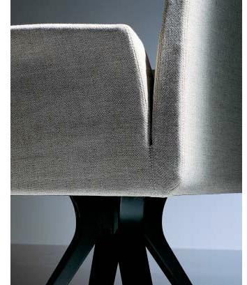 OAK Кресло на жердочке в коже с подлокотниками Percorsi sun-id-1435266 - Вид №1