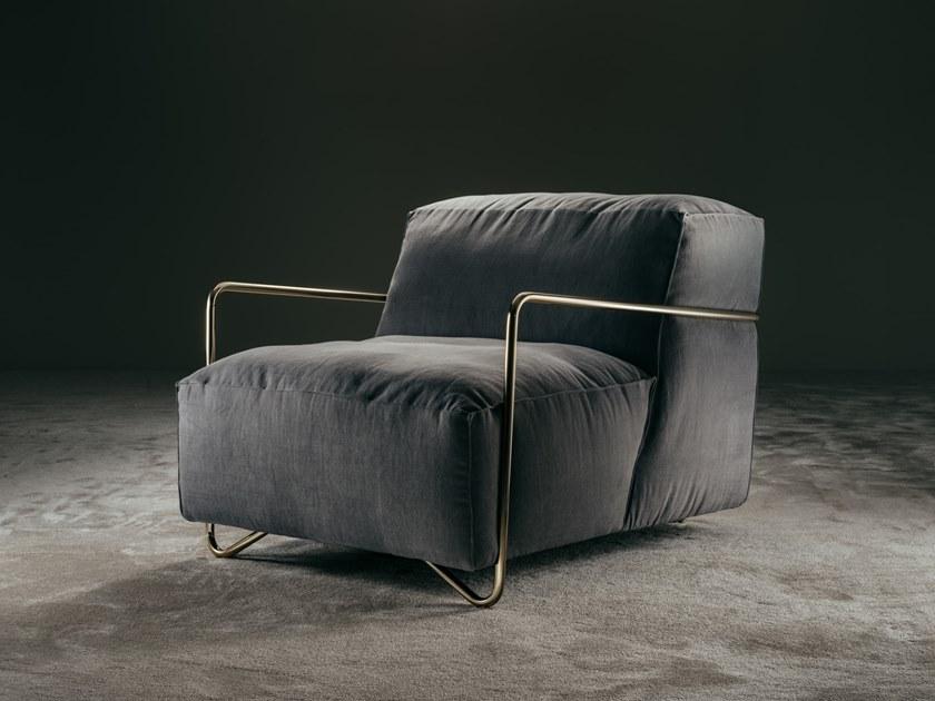 GIOPAGANI Кресло из ткани с подлокотниками Esprit noir sun-id-1369377 - Вид №3