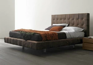Presotto Мягкая кровать с высоким изголовьем Omega | letto
