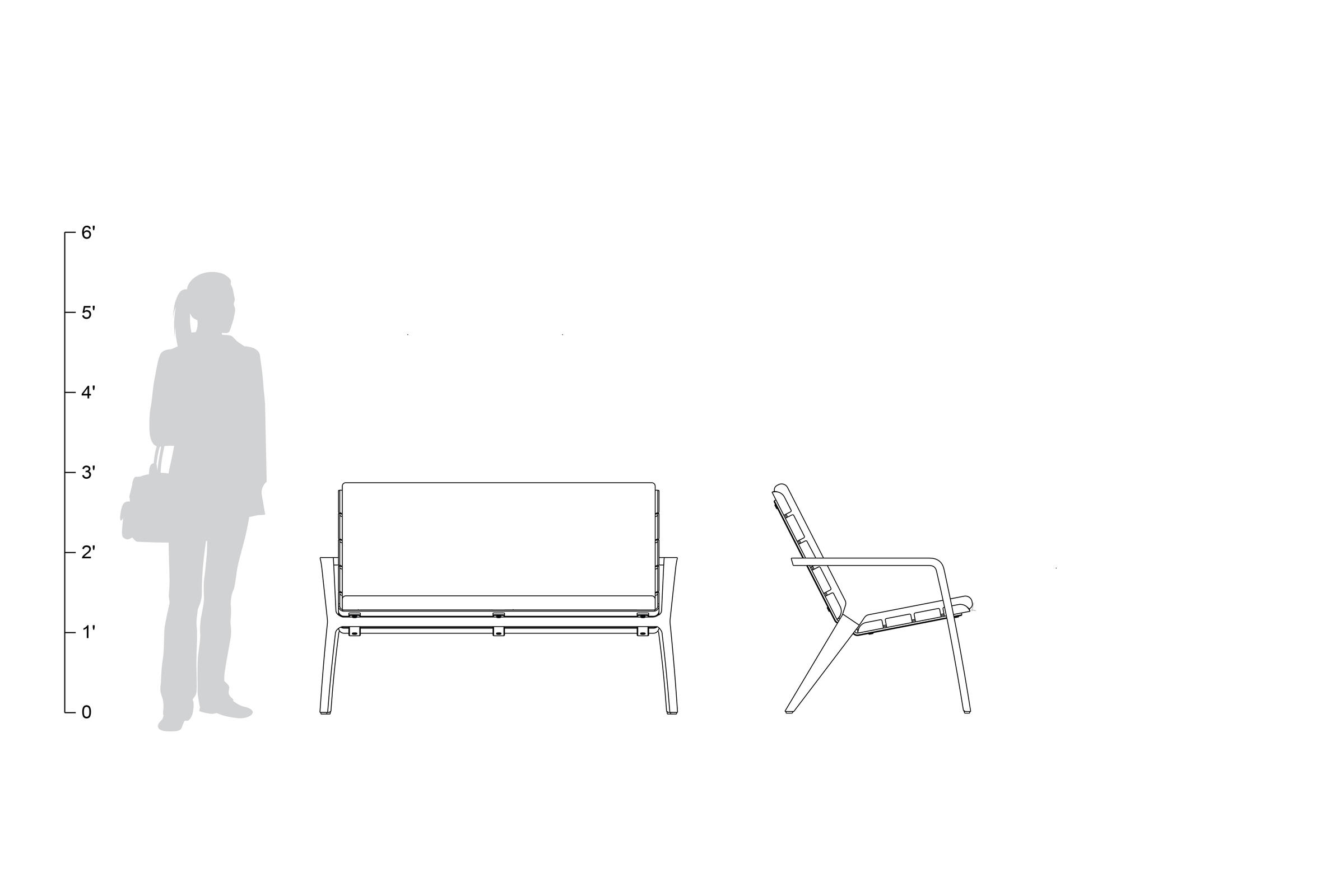 FSRT103 Текстильная скамейка Vaya  Forms-surfaces  - Вид №20