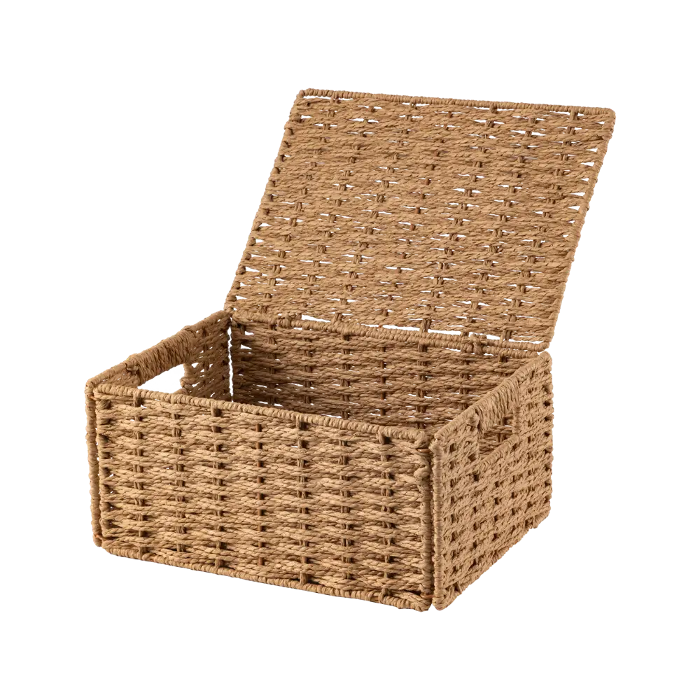 Корз плетен с кр 31X23X15см беж Konsensa 89453511 STLM-2021431  - Вид №5