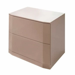 Тумба прикроватная Fiume мока ESF  191796 Бежевый;дуб сонома