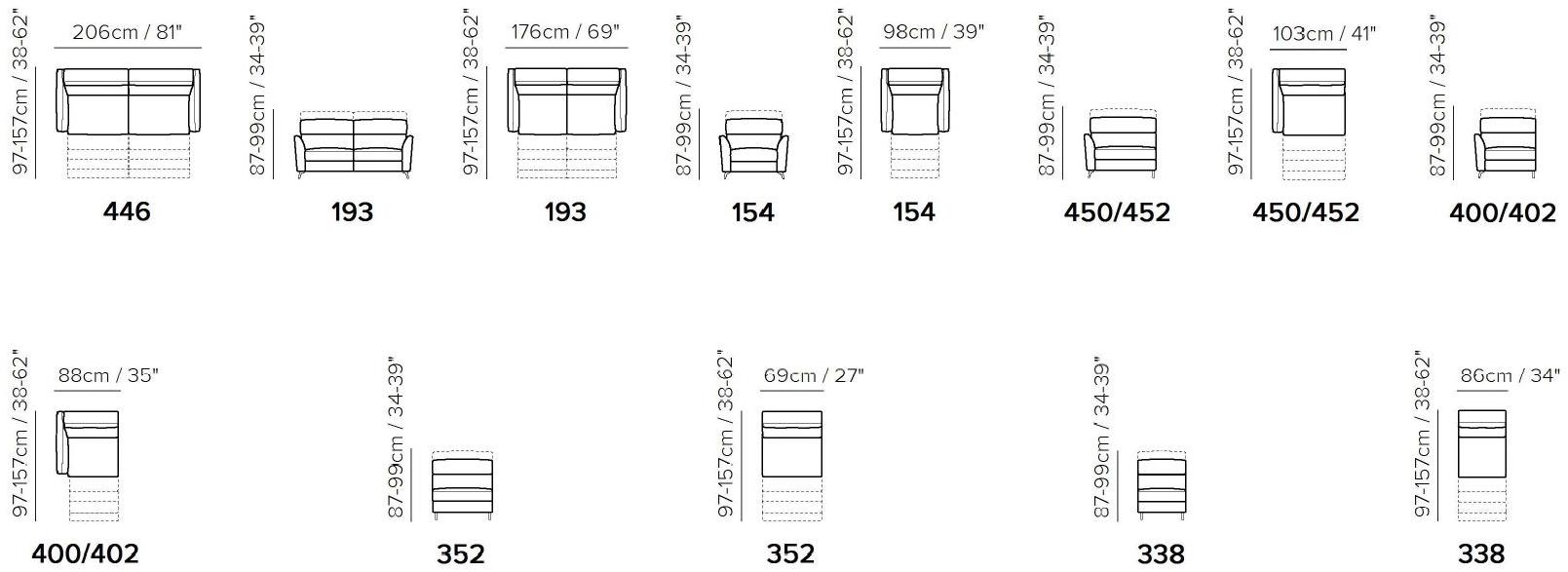 Natuzzi Диван с шезлонгом Stan sun-id-1418202 - Вид №3