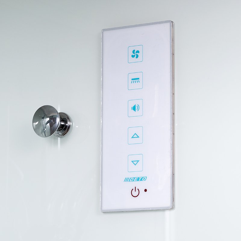 ЕМ1590 N LED с гм. Душевая кабина DETO Серия EM D119 S LED - Вид №4