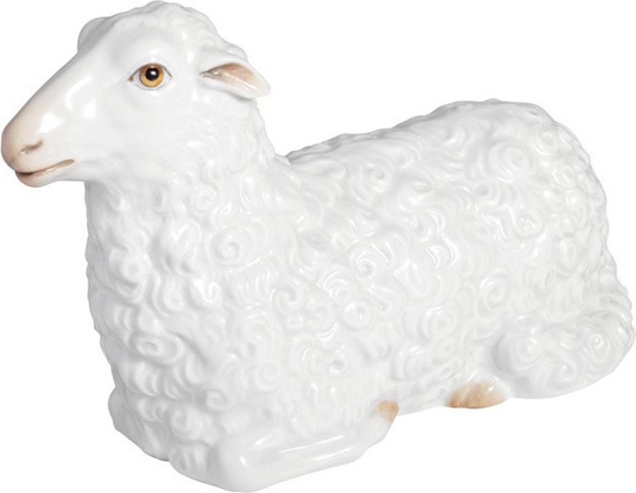 10558909 Meissen Фигурка 10см "Овца" (Эрих Ойме) Фарфор 