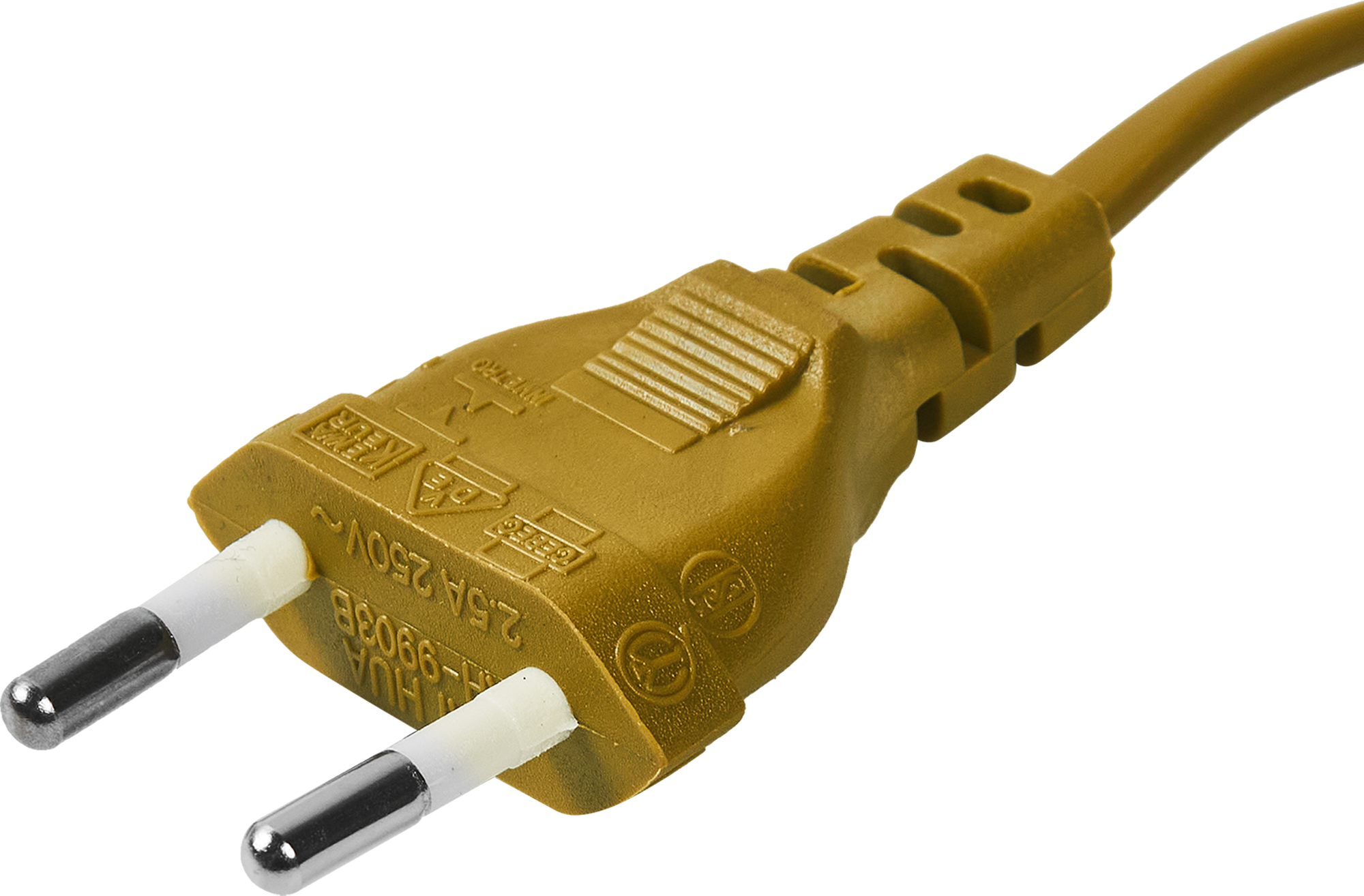 Провод с выключателем DUWI 2 м, золото, 550 Вт 87658058