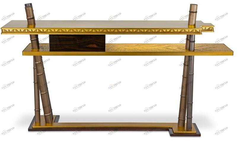 Sicis Прямоугольная консоль из латуни Siam sun-id-1515639