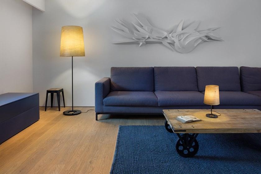 Quadrifoglio Торшер из льна с диммером Grace sun-id-1467636 - Вид №1