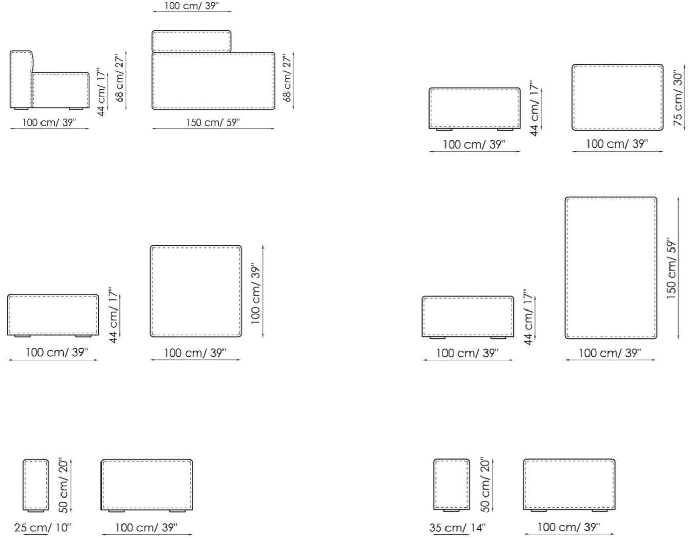 Bonaldo Модульный диван Peanut sun-id-1482220 - Вид №7