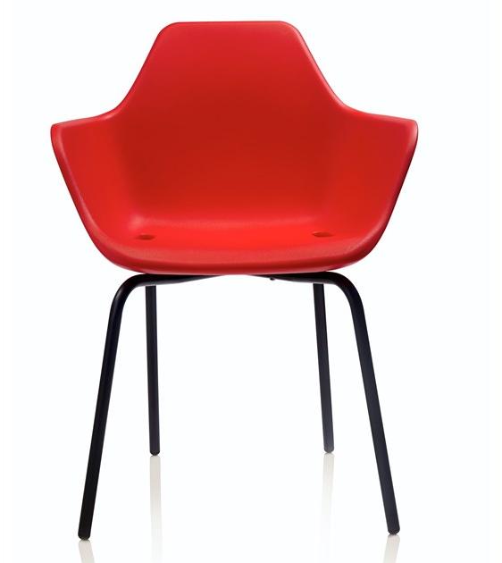 ALMA DESIGN Штабелируемый полиэтиленовый стул с подлокотниками Y chair 2090 - Вид №5