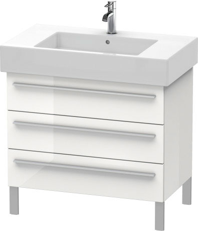 XL655305353 X-Large Тумбочка напольная Каштан темный, декор Duravit - Вид №2