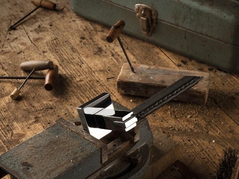 LINEA CALI' Ручка из латуни в современном стиле Slim pelle sun-id-1492825 - Вид №1