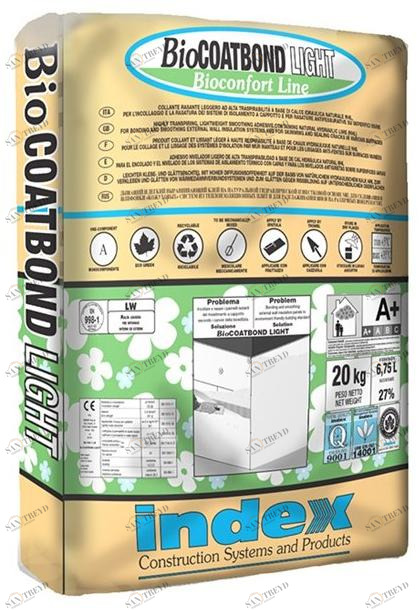 INDEX Высокоэффективный выравнивающий клей для внешней изоляции sun-id-1383723