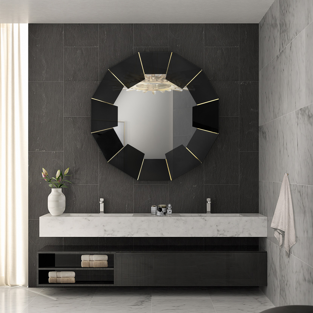 Зеркала DARIAN BLACK Covethouse LUXXU  - Вид №1