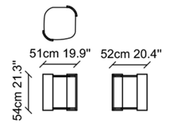 Деревянный квадратный журнальный столик NDESIGN Tawny ARCH-00048356 - Вид №2