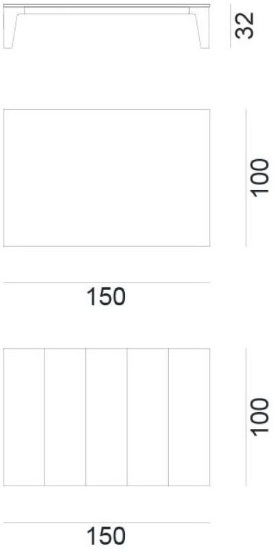 Gervasoni Низкий стол из керамогранита Gervasoni outdoor sun-id-1414414 - Вид №2