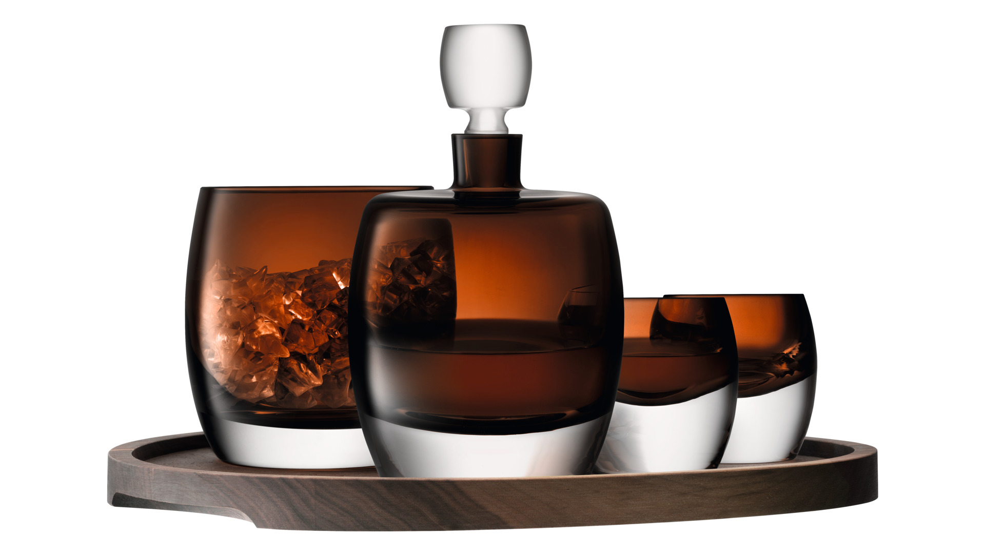 10656150 LSA International Набор для виски с деревянным подносом LSA International, "Whisky Club" Стекло  - Вид №3