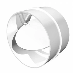 Соединитель с обратным клапаном пластик, D125 12,5СКПО 00256