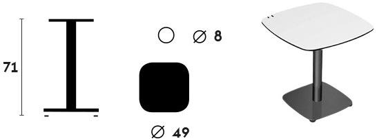 Capdell Железная основа стола Culmen sun-id-1421725 - Вид №3