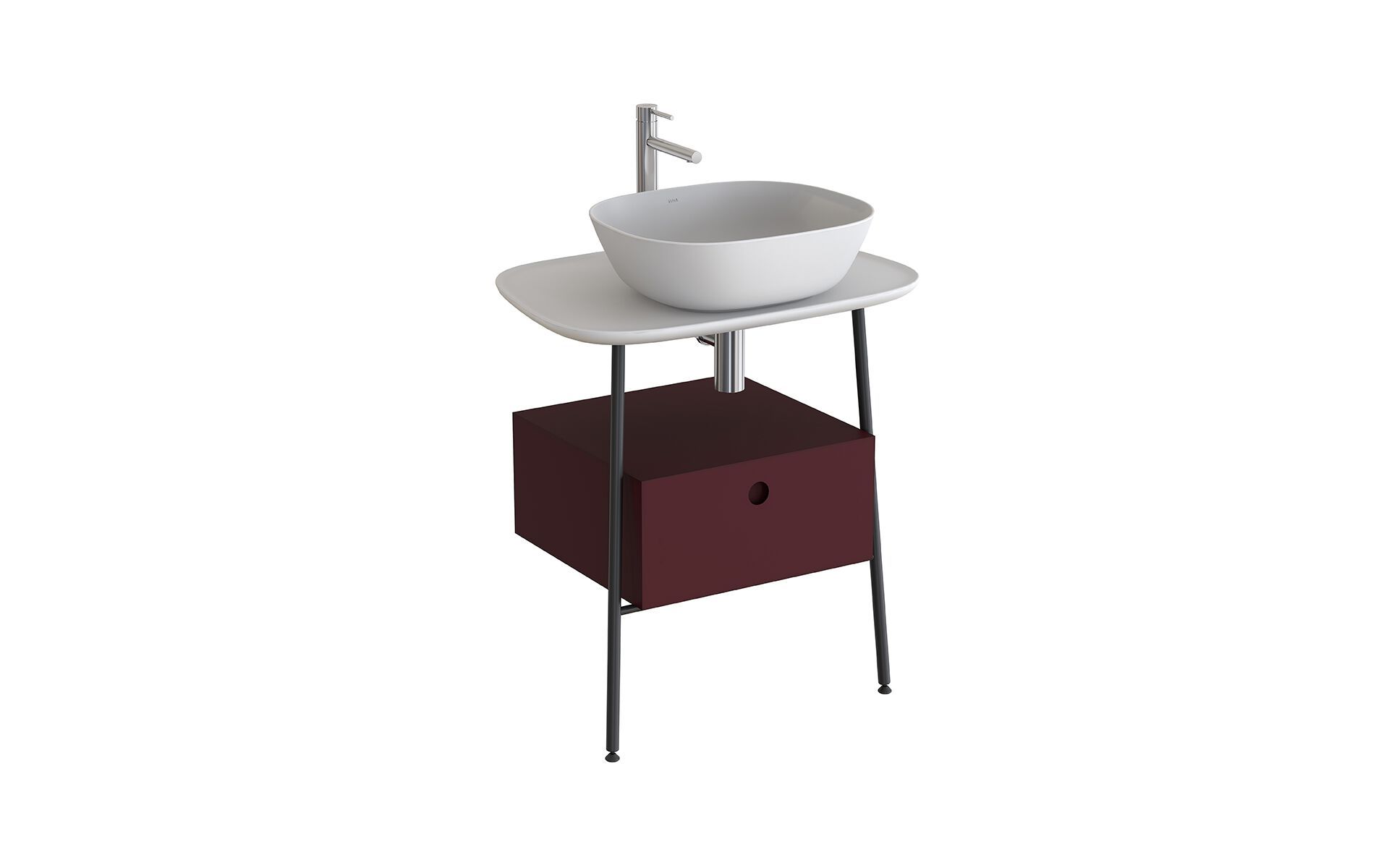 Консоль для умывальника с ящиками VitrA Bathrooms Plural ARCH-00096254 - Вид №1