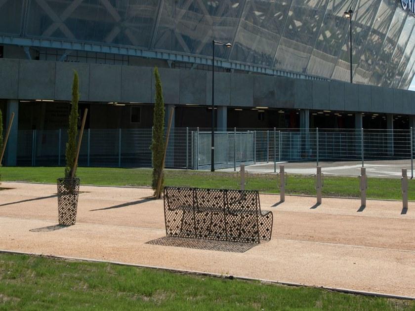 CYRIA Скамья из стали со спинкой Elinium sun-id-1409242 - Вид №7