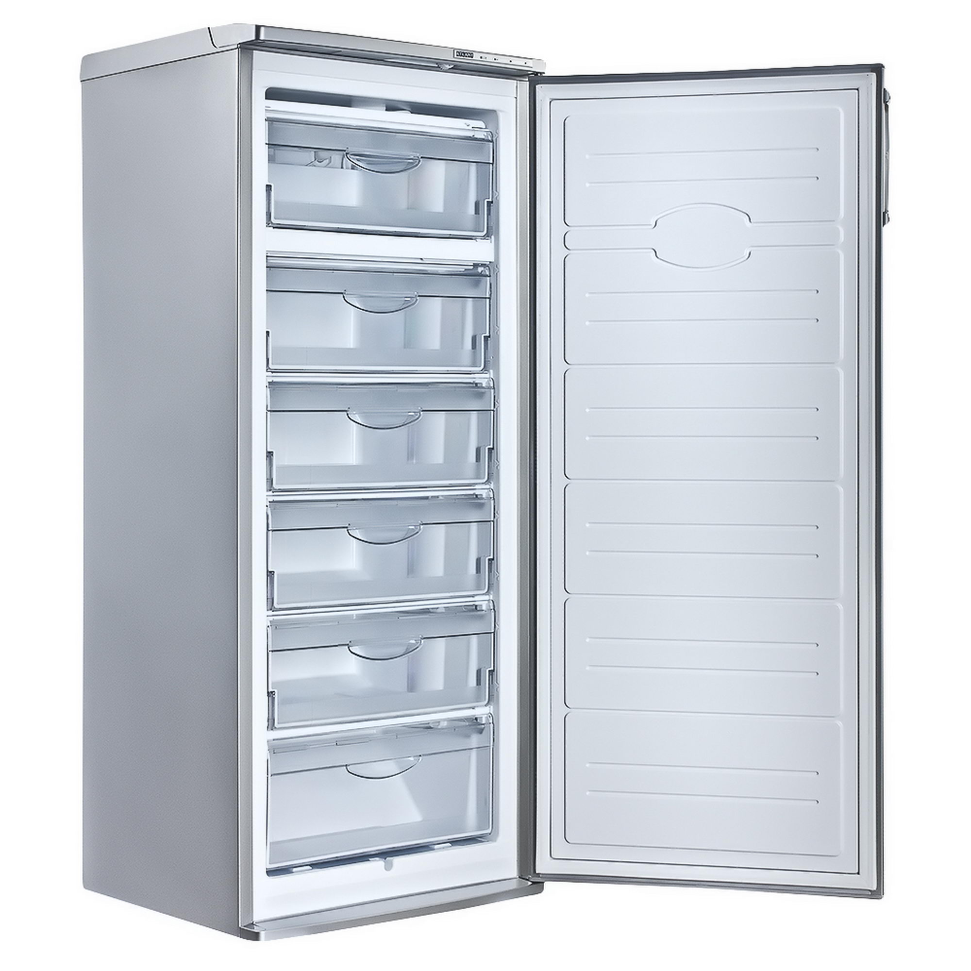 0177789 Морозильный шкаф  ATLANT M 7184-080 серебристый STDN-0114329 - Вид №1