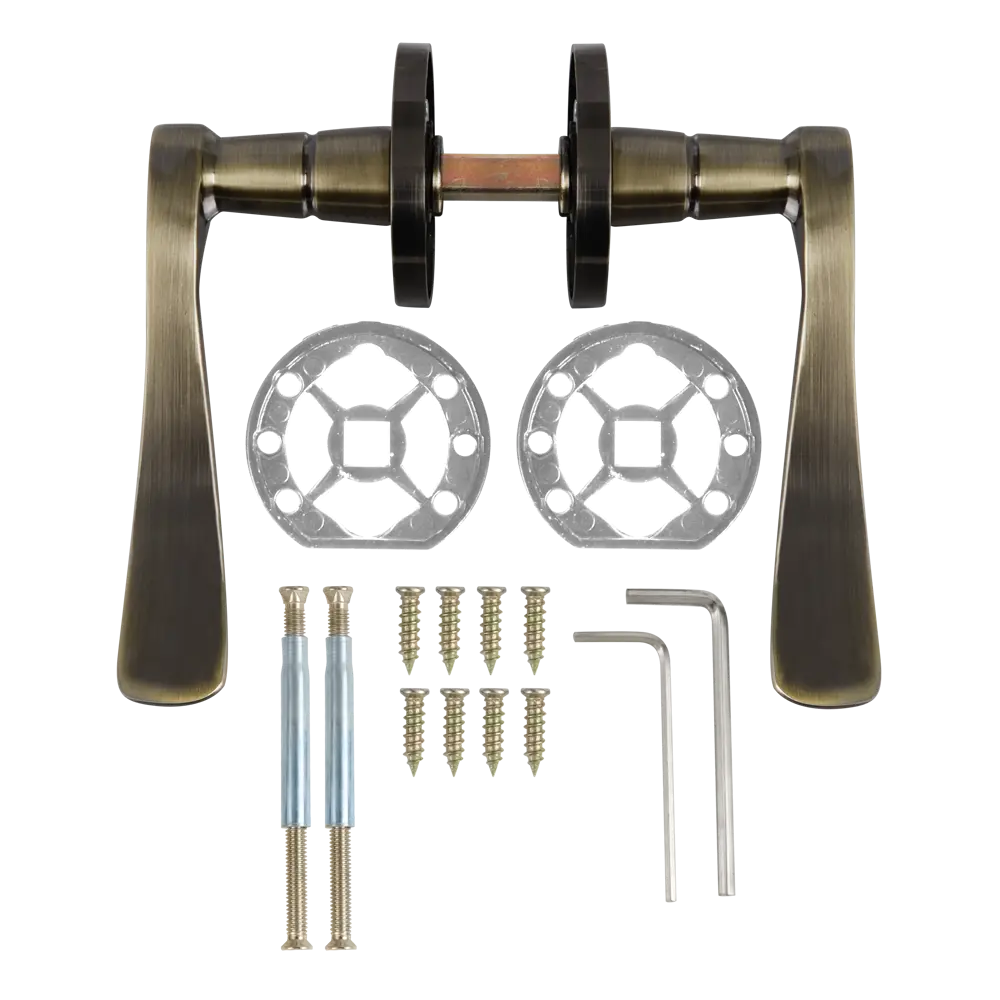 Дверные ручки EDSON EDS-46H-R2 в бронзовом исполнении 85167754 STLM-0894207 - Вид №1