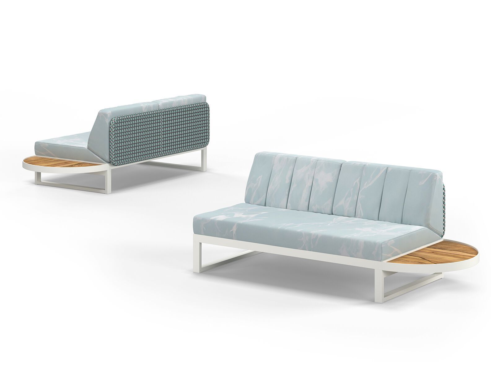 2-местный модульный тканевый диван с журнальной стойкой MAMAGREEN Munia ARCH-00077745 - Вид №15