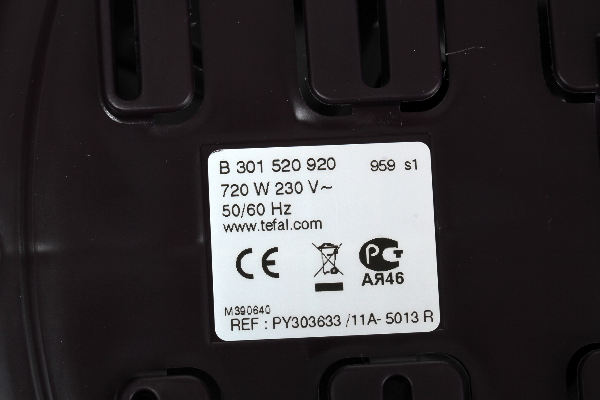 0174095 Блинница настольная Tefal PY 303633 черный STDN-0014878 - Вид №6