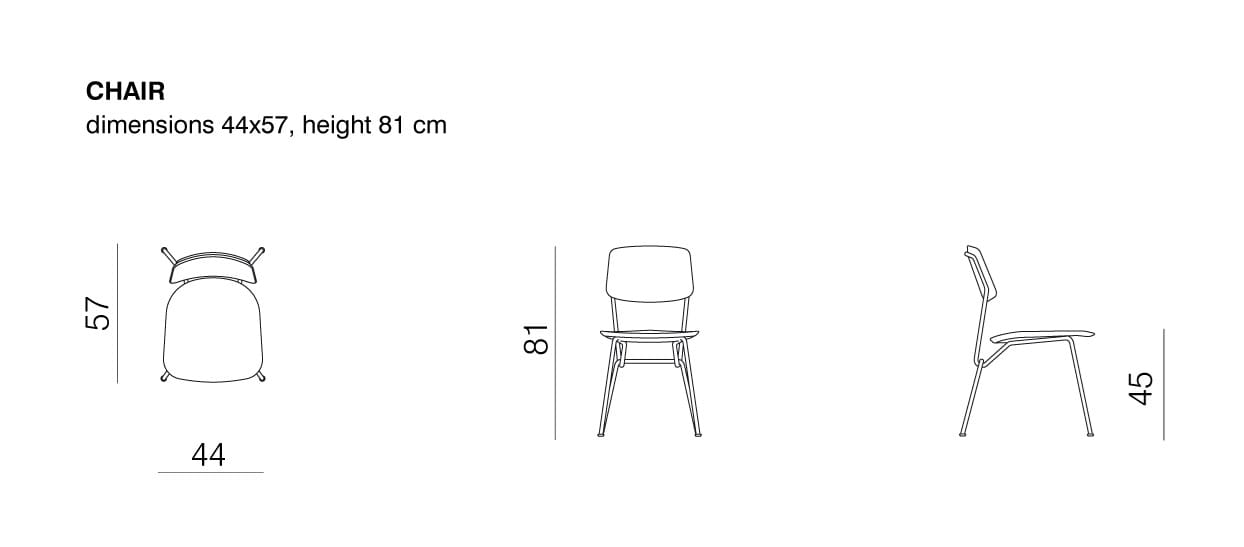 Стул с открытой спинкой prostoria Strain ARCH-00115400 - Вид №3