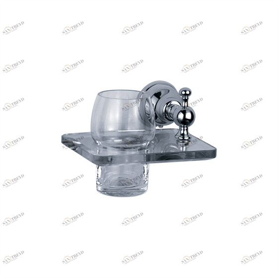 Стакан с настенным держателем JOERGER Delphi Deco 109.00.036.000