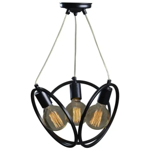 Подвес Диона 045/2 3хЕ27х60 Вт цвет чёрный