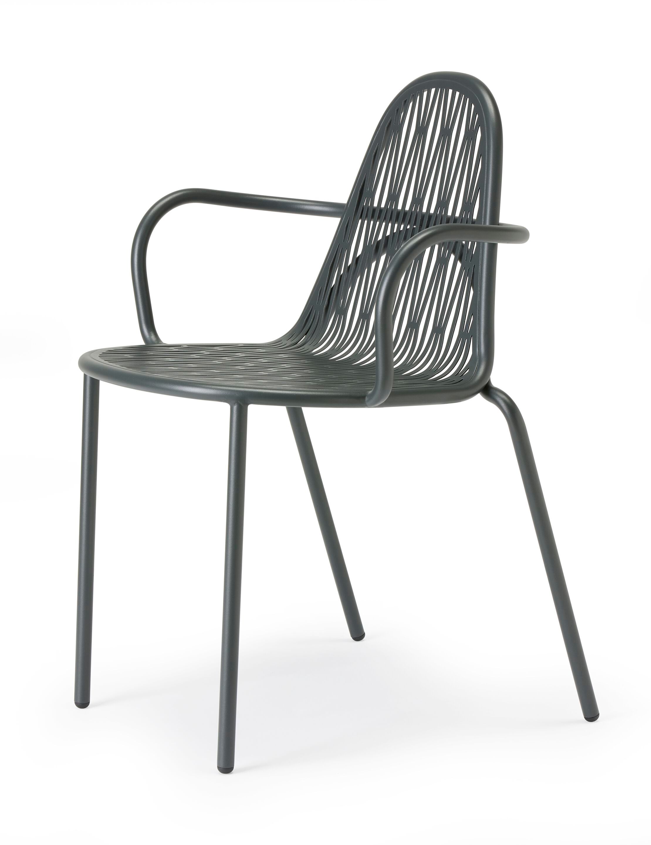 Металлический садовый стул с подлокотниками S-CAB Malvasia ARCH-00031479 - Вид №11