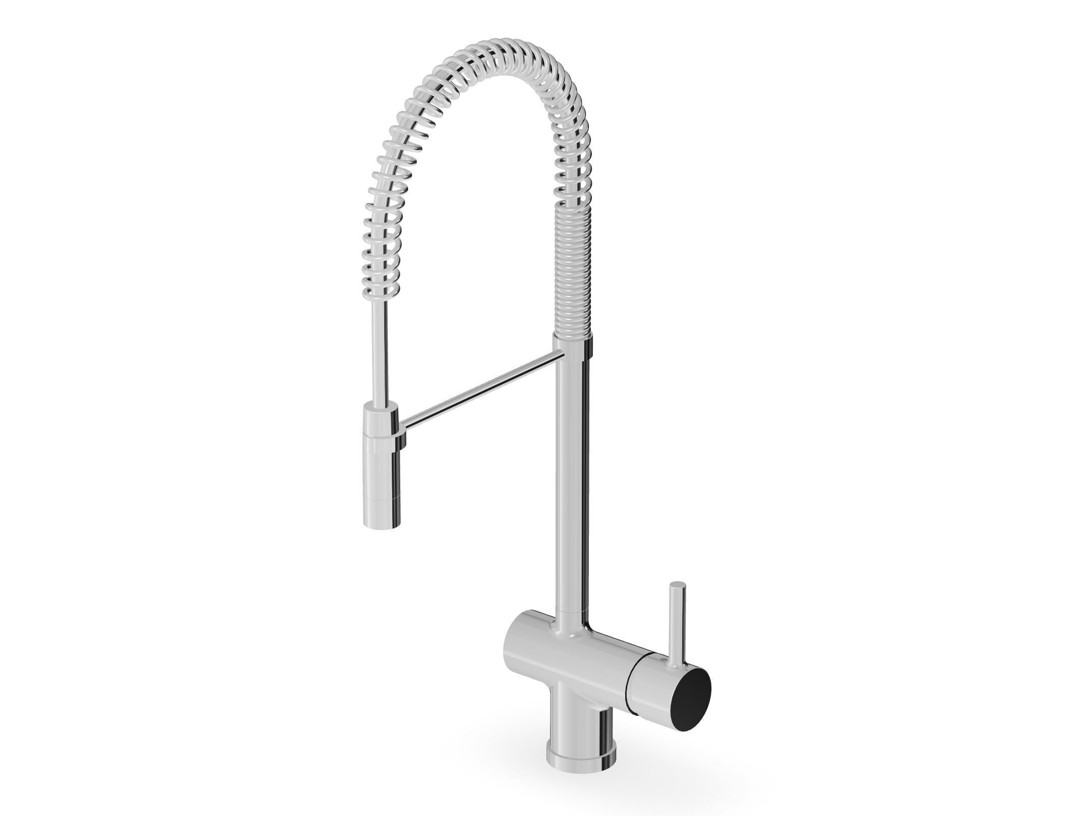 Однорычажный смеситель для кухни с поворотным ручным душем Zucchetti Pan S ARCH-00123326 - Вид №1