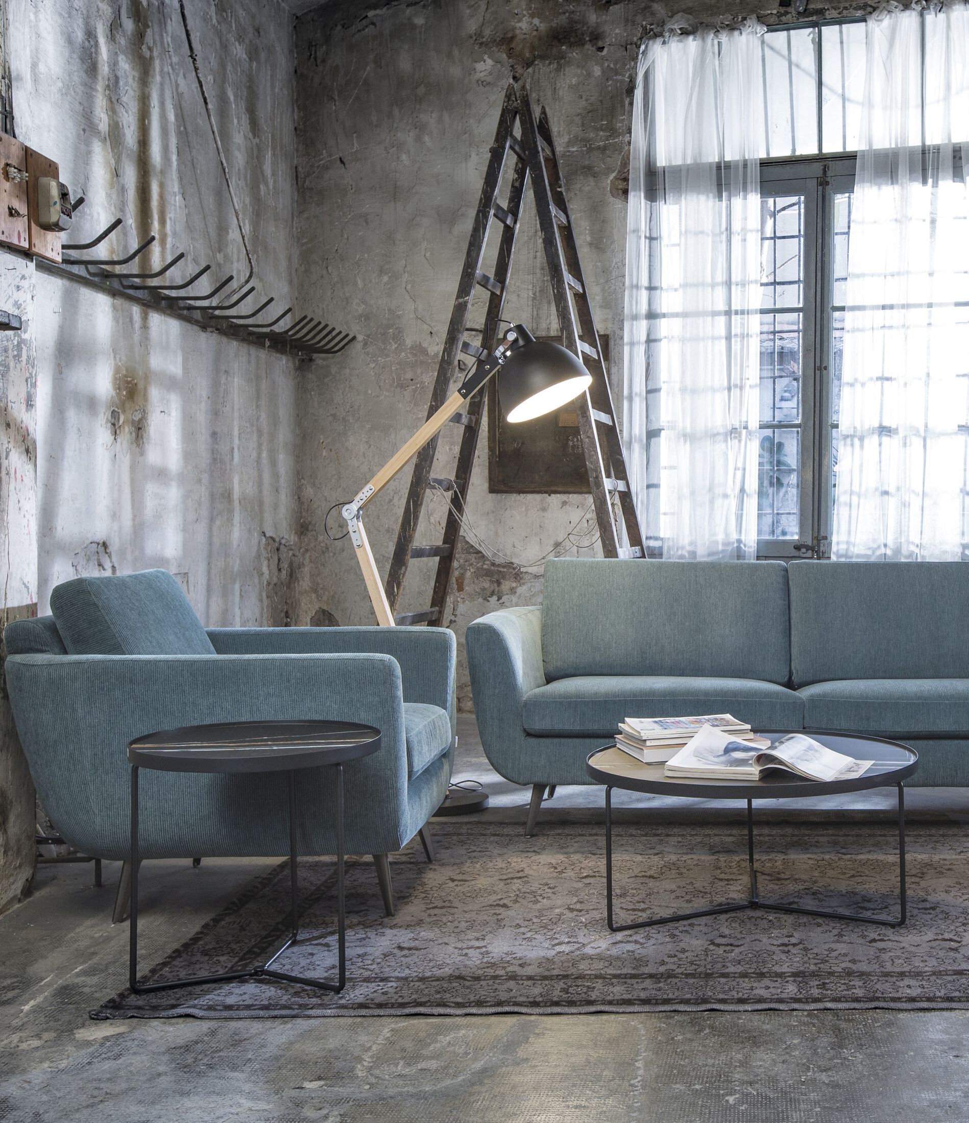 2-местный тканевый диван Pilma Moon ARCH-00083655 - Вид №3