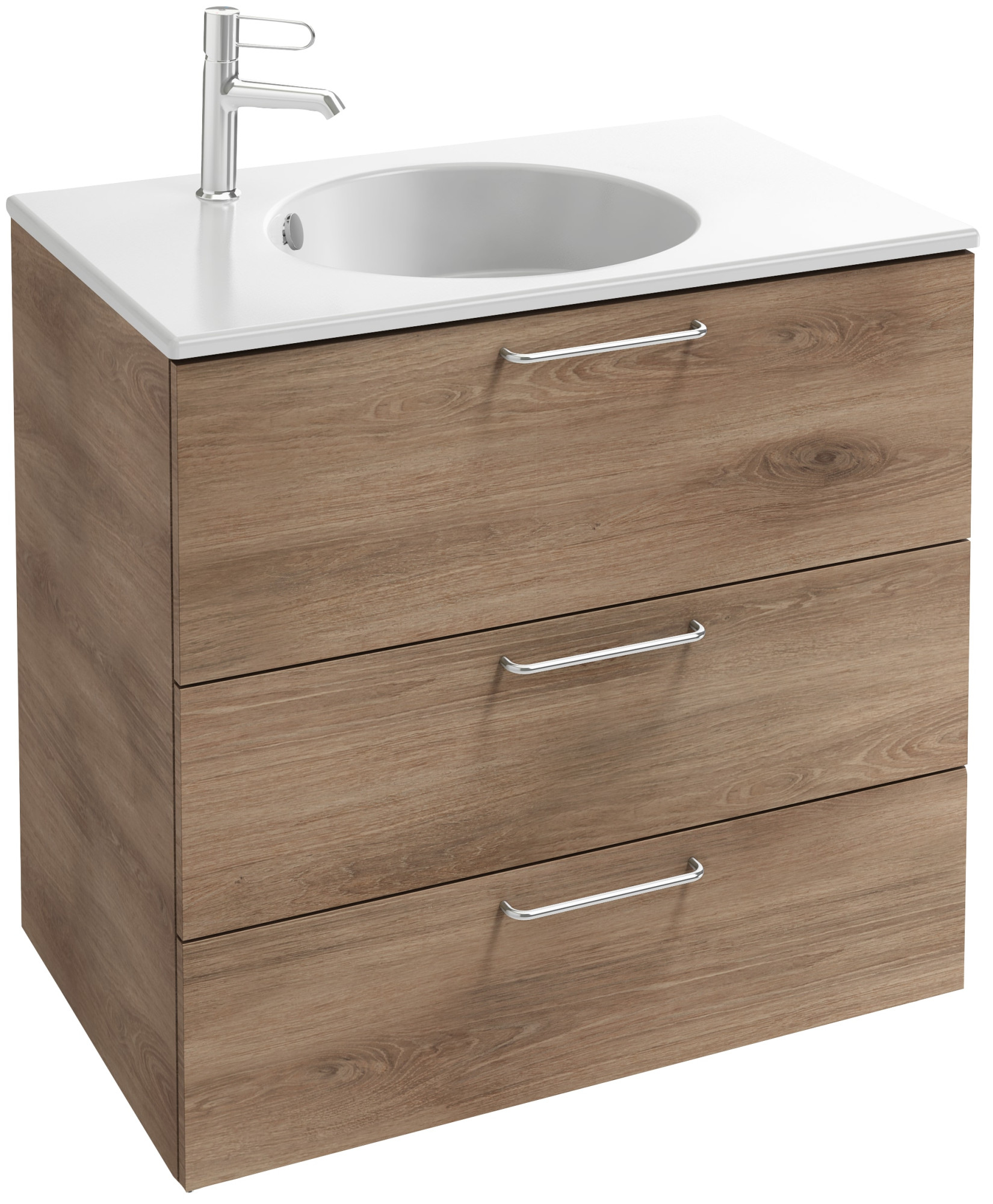 EB2532-R5-M90 Тумба под столешницу 80 см, 3 ящика, хромированная ручка JACOB DELAFON ODÉON RIVE GAUCHE ODEON RIVE GAUCHE