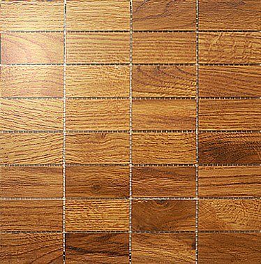 Мозаика и 3D панели из дерева Da Vinci Мозаика 8x4 Amber 010 Дуб Селект (Гладкая) 288х288 мм 1301100010 - Вид №1