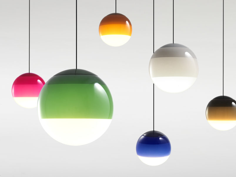 086129 Люстра 30 зеленая Marset Dipping Light  - Вид №4
