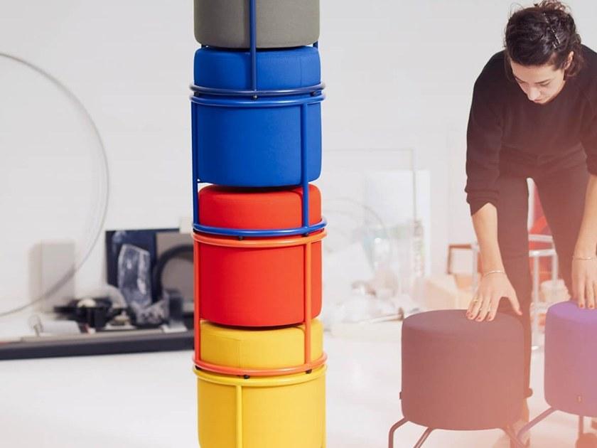 COR Круглый пуф на колесиках Drop sun-id-1423230 - Вид №5