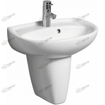 273050000 Подвесная раковина настенная круглая Keramag  белая 