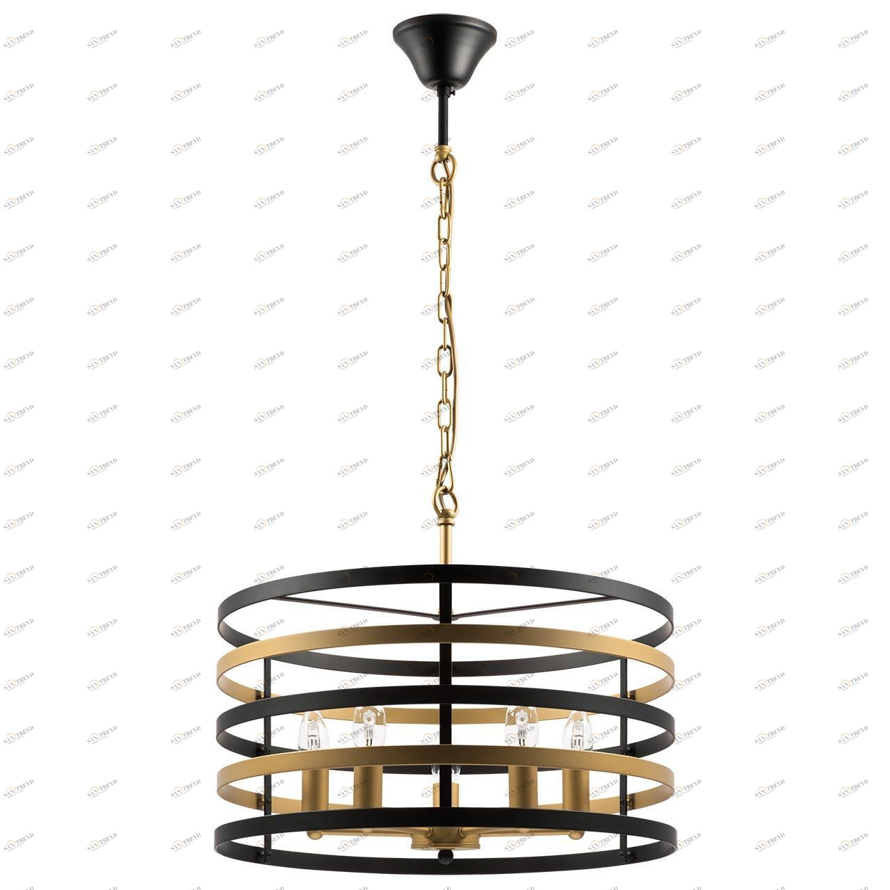 Подвесная люстра Lightstar Epsilon 735050 LIGHTSTAR ДИЗАЙНЕРСКИЕ, EPSILON 337112 Золото;черный 