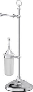 STI 033 Стойка с 2-мя аксессуарами для туалета 80 cm 3SC STILMAR CHROME