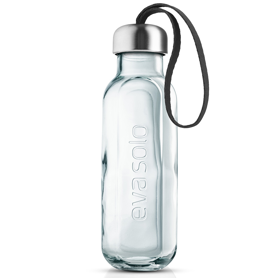 541048 Бутылка, 500 мл, переработанное стекло, черная Eva Solo 