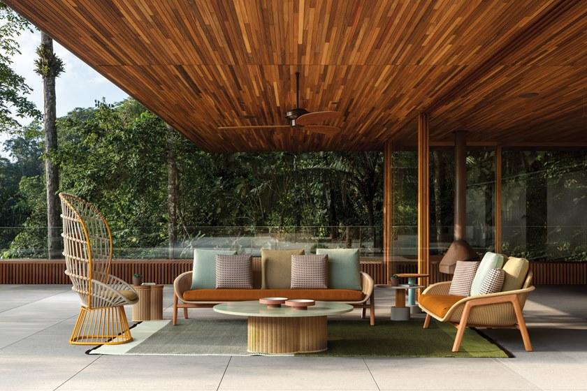 Kettal 2-местный садовый диван Vimini 15450 - Вид №1