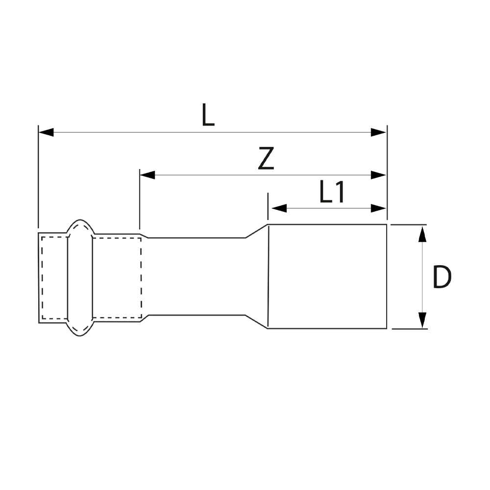 PS52430221800 Редукционные вставки Tece  - Вид №1